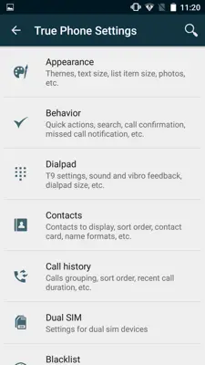 True Phone Dialer and Contacts android App screenshot 1